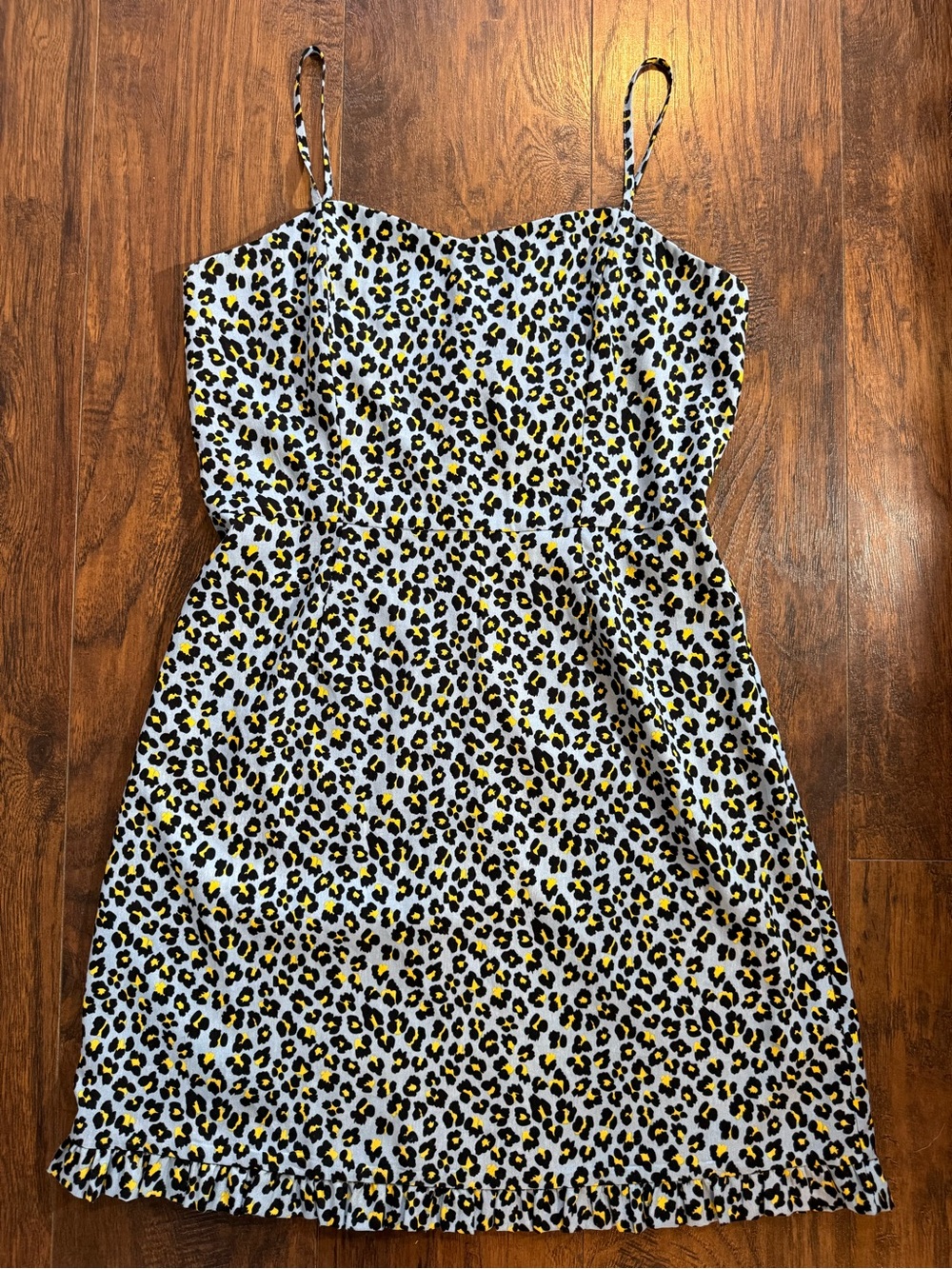 NWT blue leopard dress
